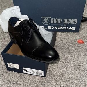 Stacy Adams Men's Classic Black Leather Oxfords
